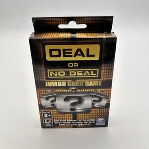Deal or No Deal Jumbo Card Game Sealed Cards - Spin Master Games - NEW